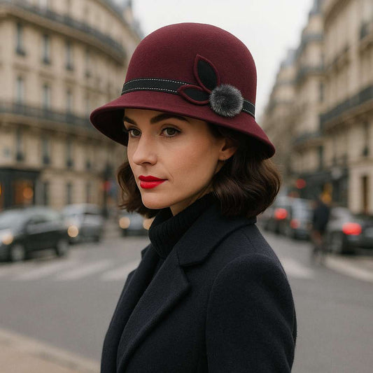Chapeau Cloche Melon Femme