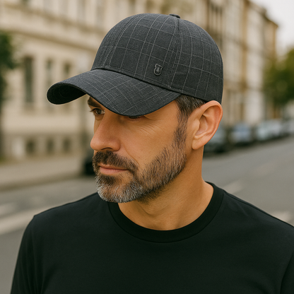 Casquette Élégante à Carreaux - Praidy