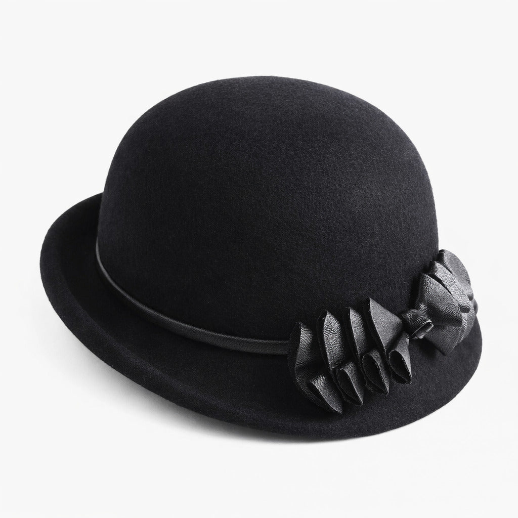 Chapeau en Laine Cloche Melon - Élégant
