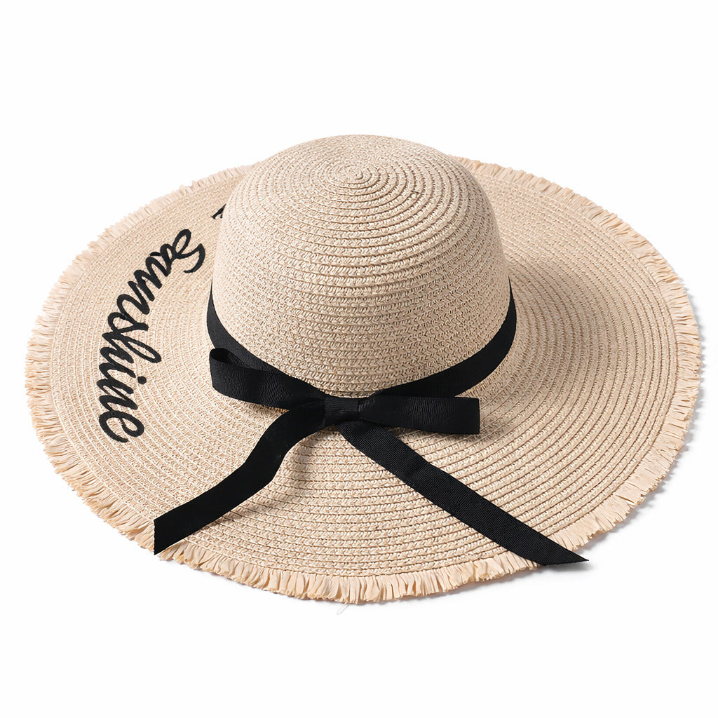 Chapeau de Paille Femme Pliable - LaceUp