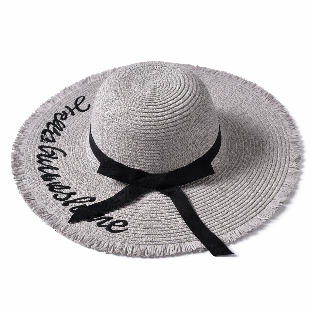 Chapeau de Paille Femme Pliable - LaceUp