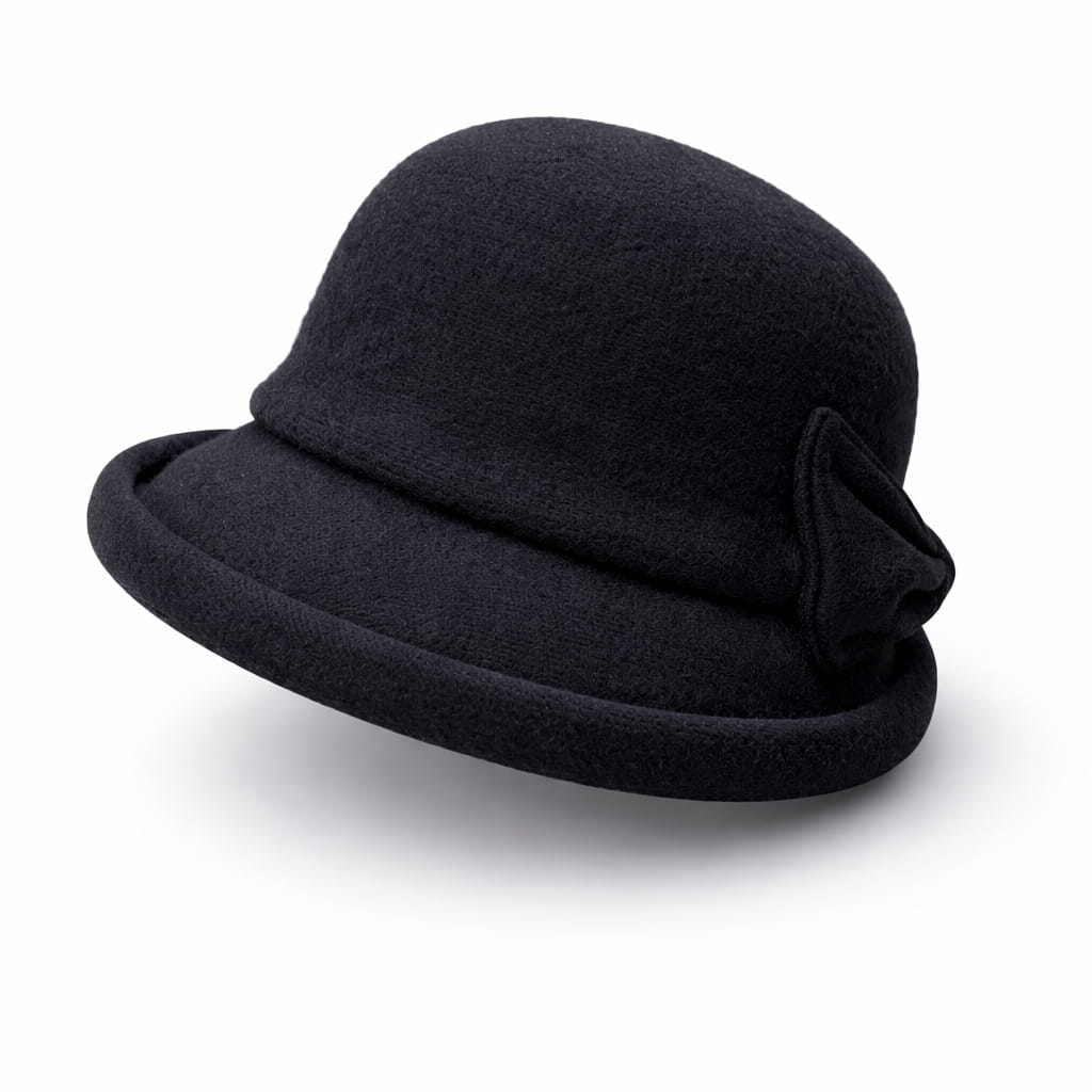 Chapeau Melon Cloche Femme Épais Hiver