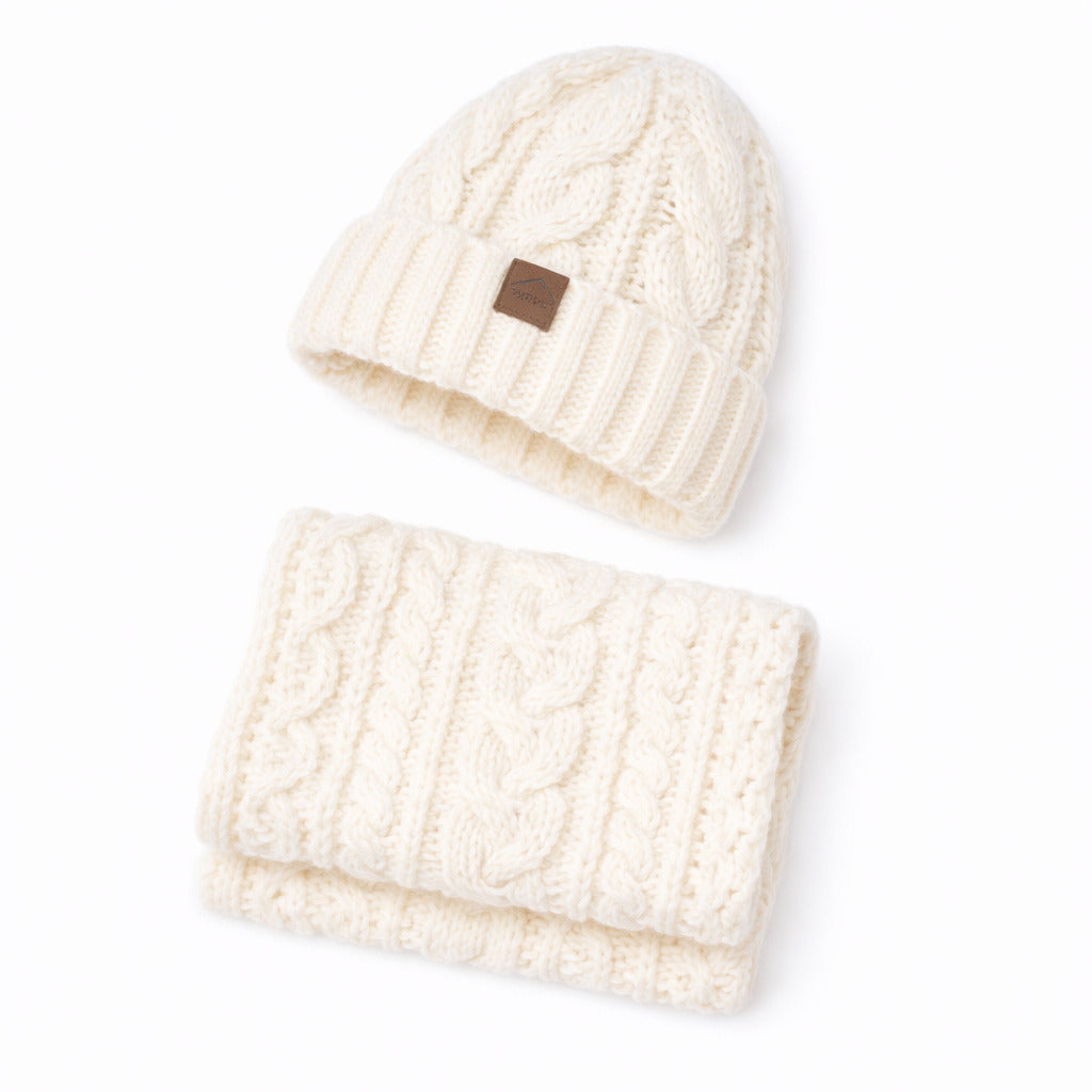 Ensemble Bonnet Femme et Écharpe Tricoté - Arctica