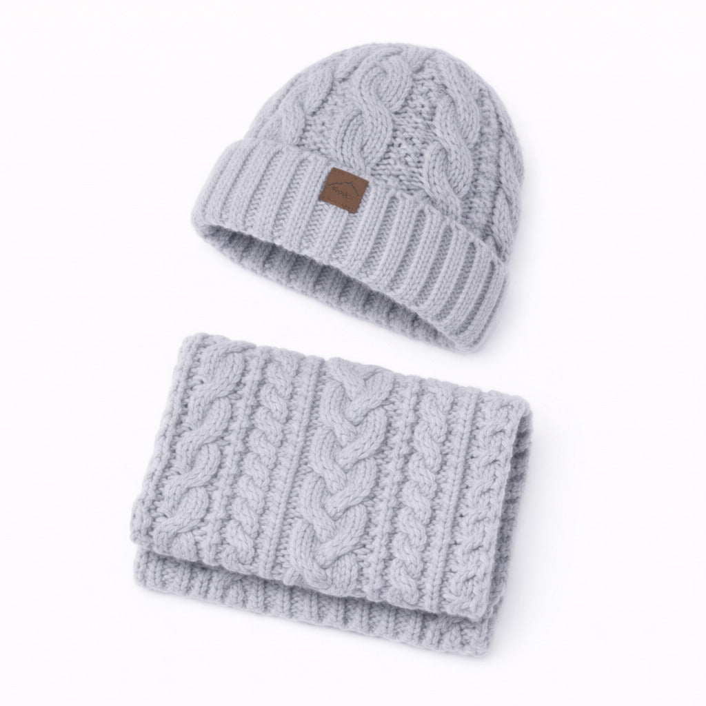 Ensemble Bonnet Femme et Écharpe Tricoté - Arctica