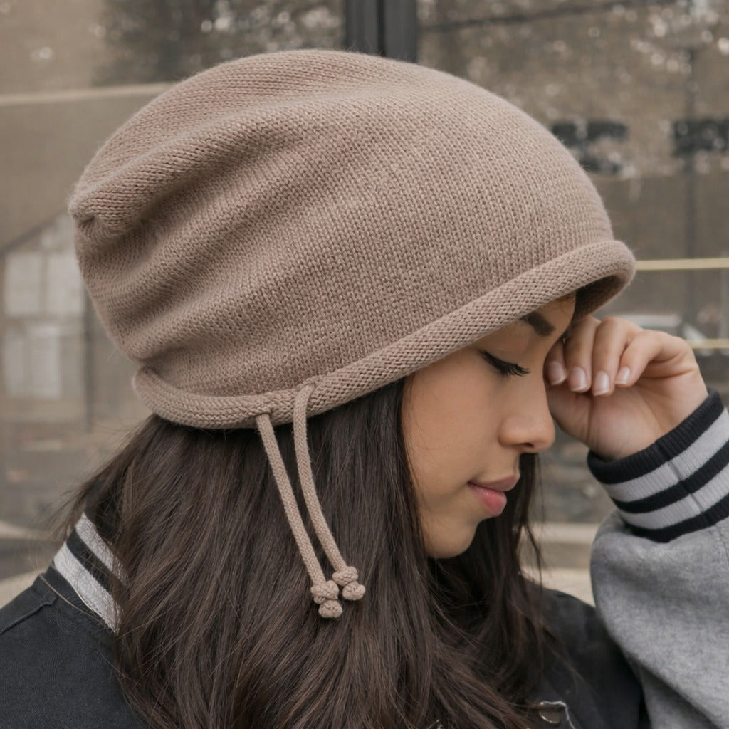 Bonnet Femme Épais & Décontracté - Slouchy