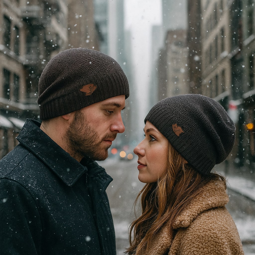 Bonnet en Maille Structurée - TimberLeaf