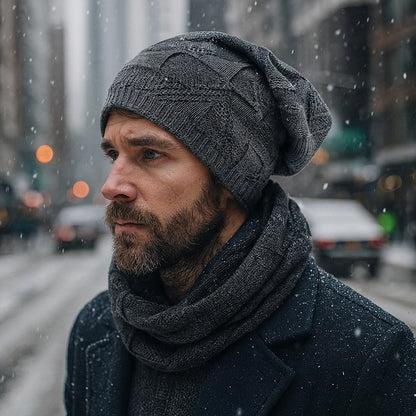 Bonnet Polaire à Motifs Géométriques - GeoWarm