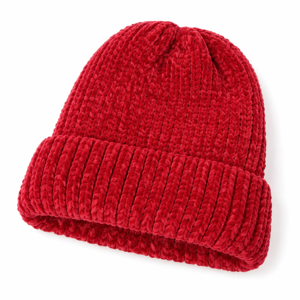 Bonnet Femme en velours côtelé doux - VelvyWarm