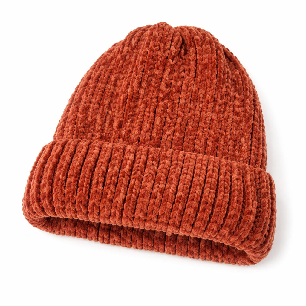 Bonnet Femme en velours côtelé doux - VelvyWarm