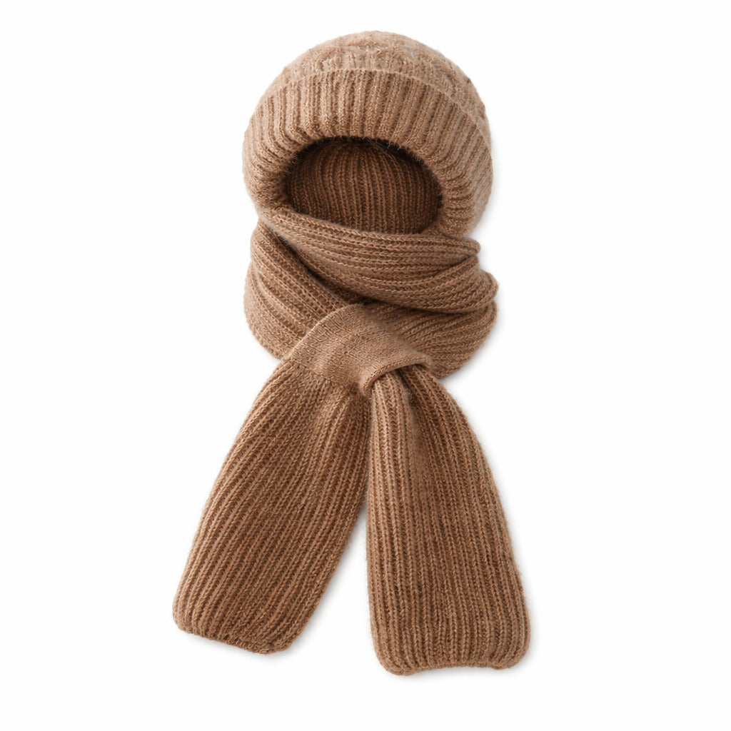 Bonnet Femme Intégral Coupe-Vent Épais - Alpine