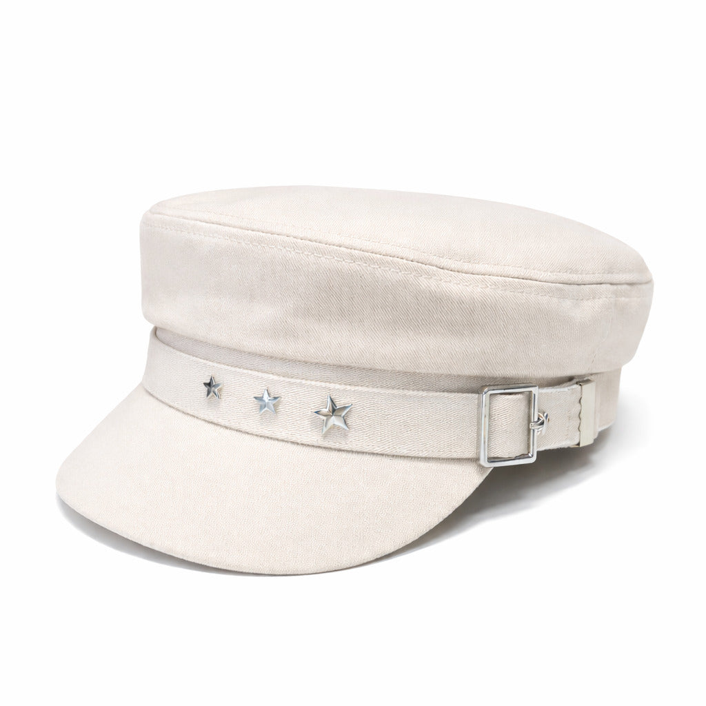 Béret Casquette Gavroche Femme Étoile Luxe