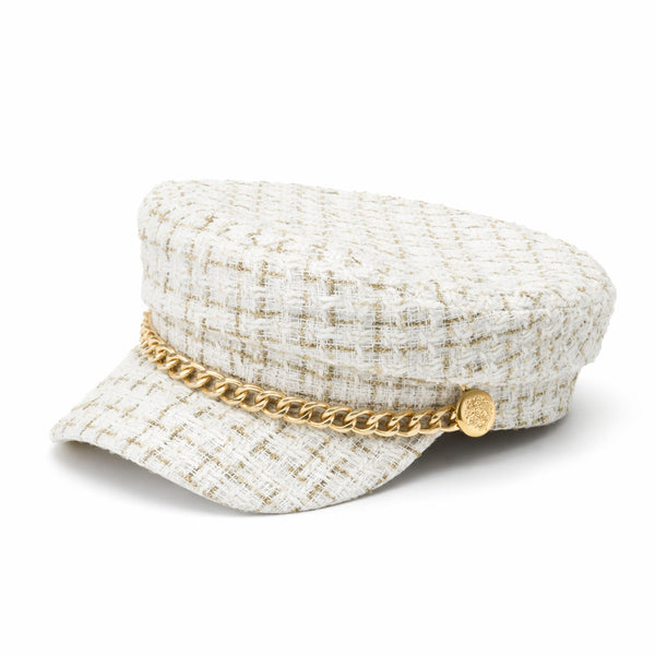 Béret Casquette Gavroche Femme à Chaine