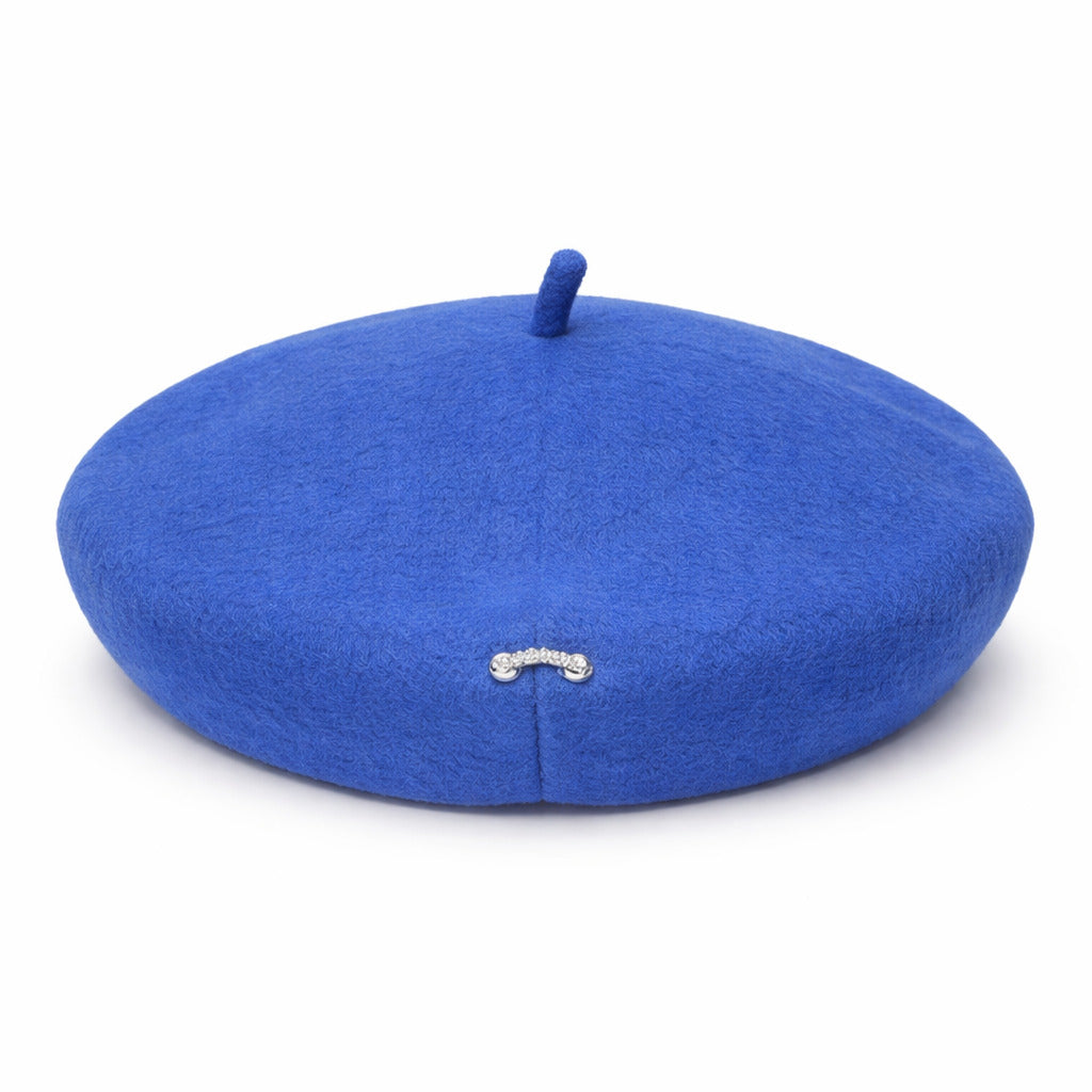 Béret Femme Raffiné avec Broche – Charme Parisien