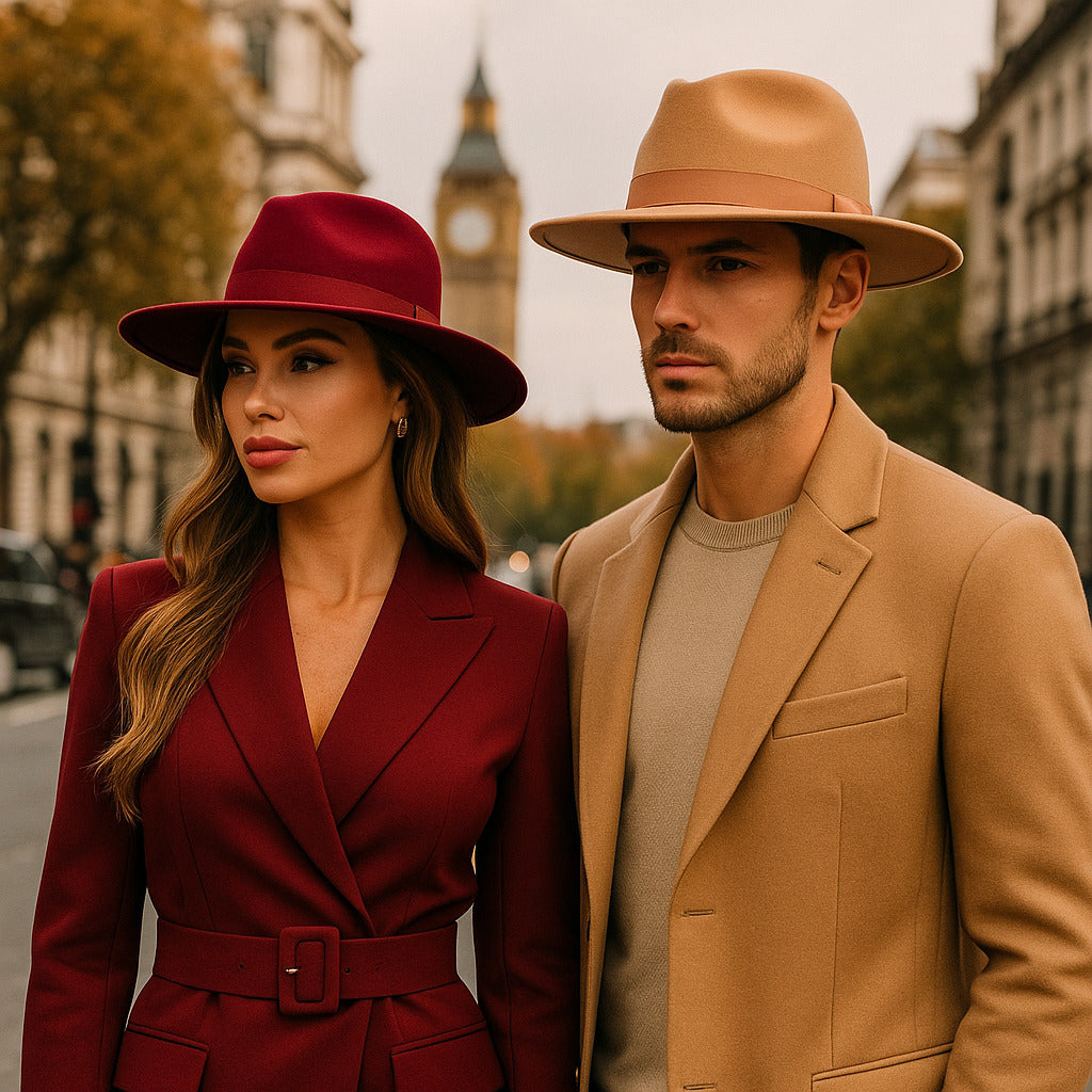 Chapeau Fedora Coloré Coton