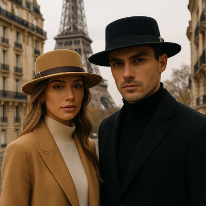 Chapeau Fedora Plat Classy Chic