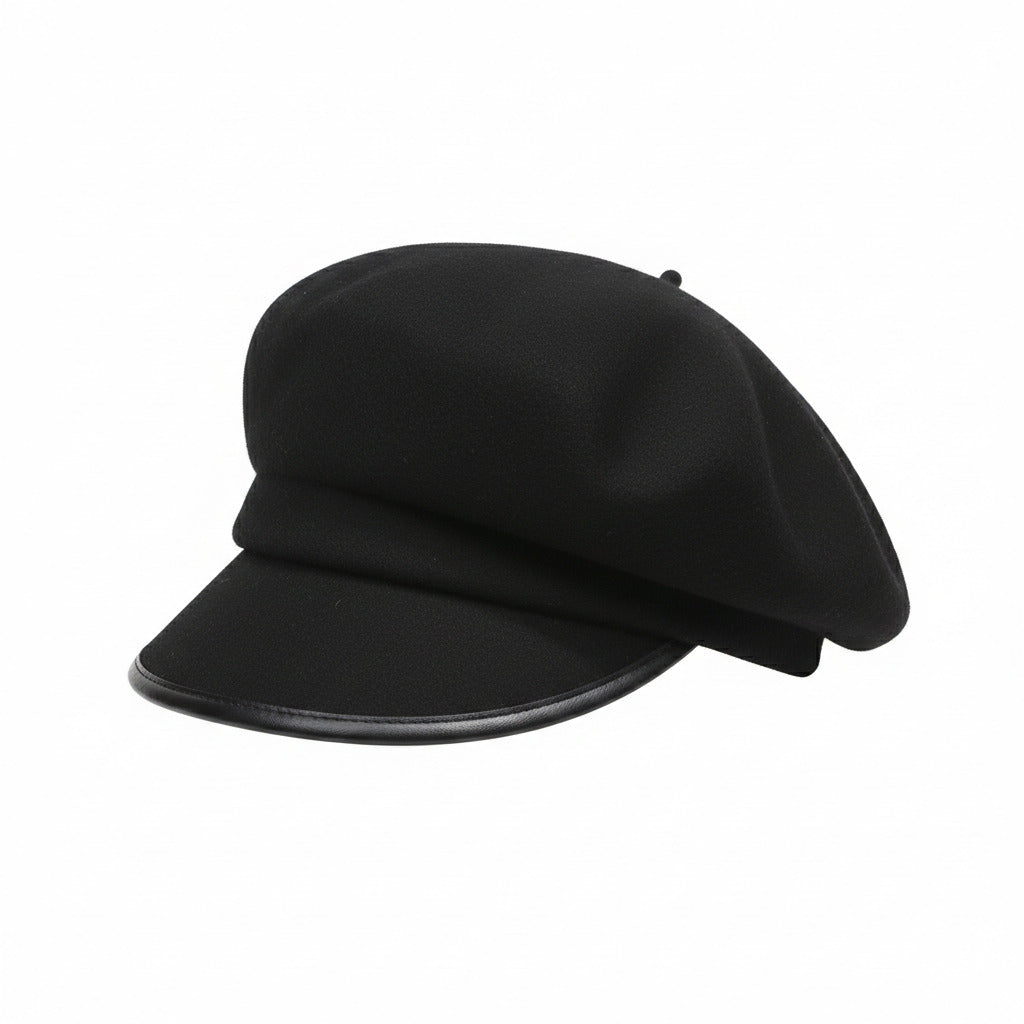 Béret Casquette Gavroche Femme en Laine