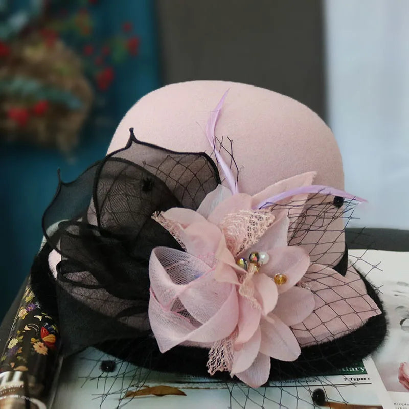 Chapeau Melon.Cloche Femme à Fleur - La Maison du Chapeau