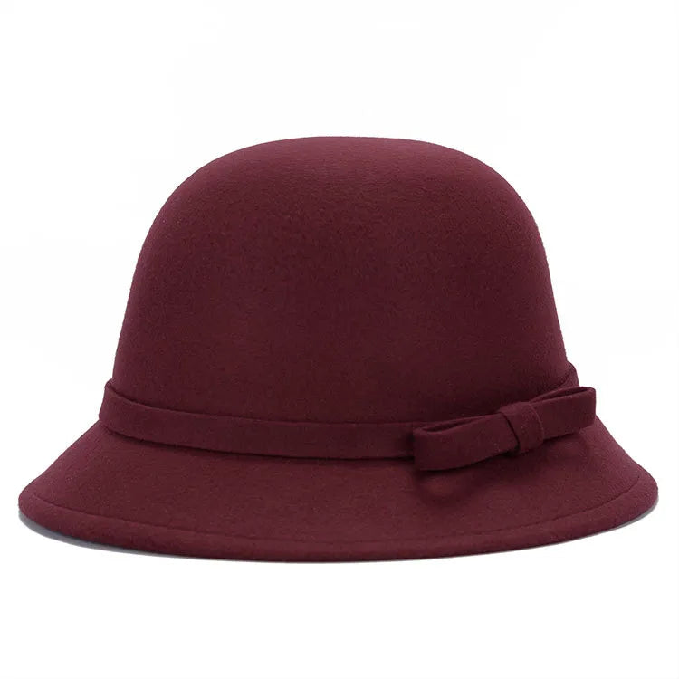 Chapeau Melon Cloche Femme Suede - La Maison du Chapeau