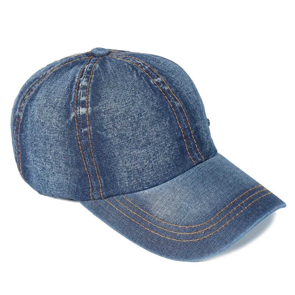 Casquette Denim Vintage – Stone