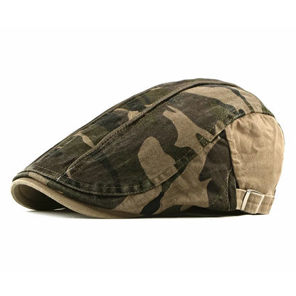 Béret Homme Coton - Camouflage - La Maison du Chapeau