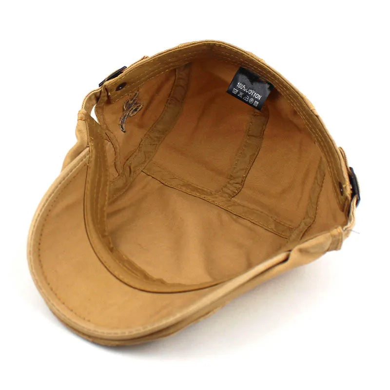 Béret Homme Casual Coton - Sandstone