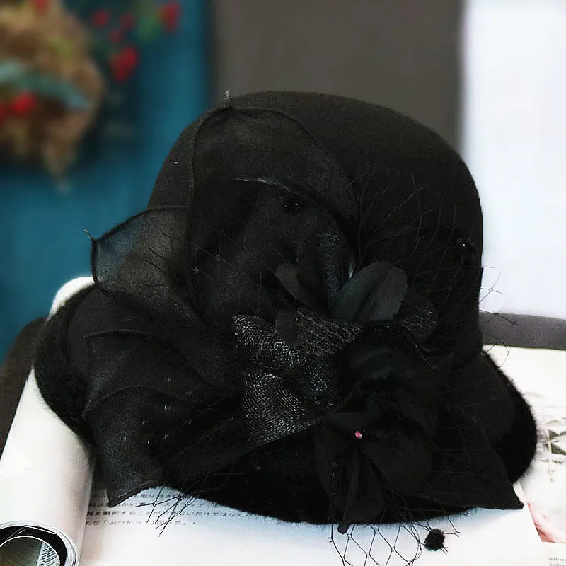 Chapeau Melon.Cloche Femme à Fleur - La Maison du Chapeau