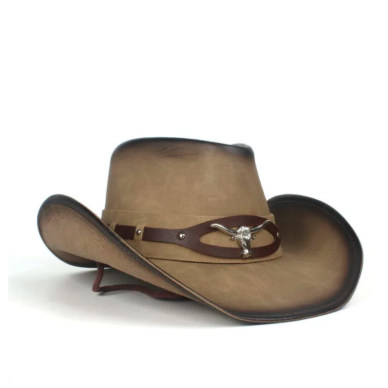Chapeau Cowboy Cuir - Taureau RanchStyle