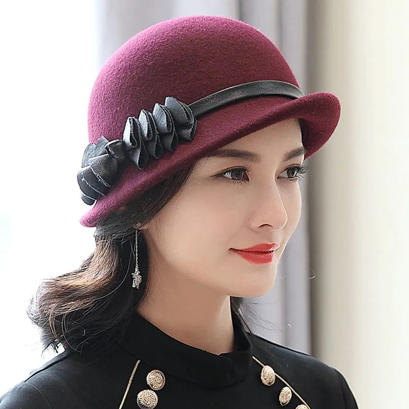 Chapeau en Laine Cloche Melon - Élégant - La Maison du Chapeau