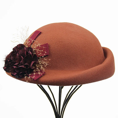 Béret Femme à Fleur - ClassiChic - La Maison du Chapeau