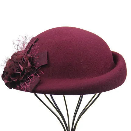 Béret Femme à Fleur - ClassiChic - La Maison du Chapeau