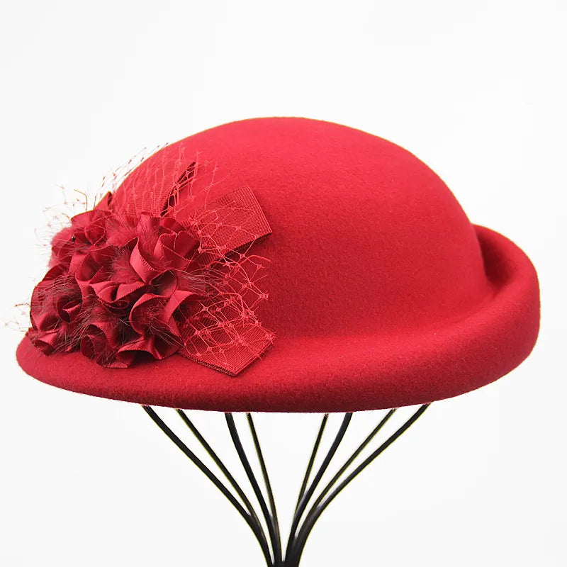 Béret Femme à Fleur - ClassiChic - La Maison du Chapeau