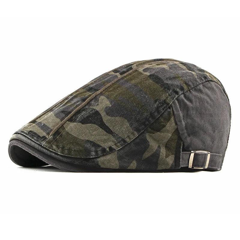 Béret Homme Coton - Camouflage - La Maison du Chapeau