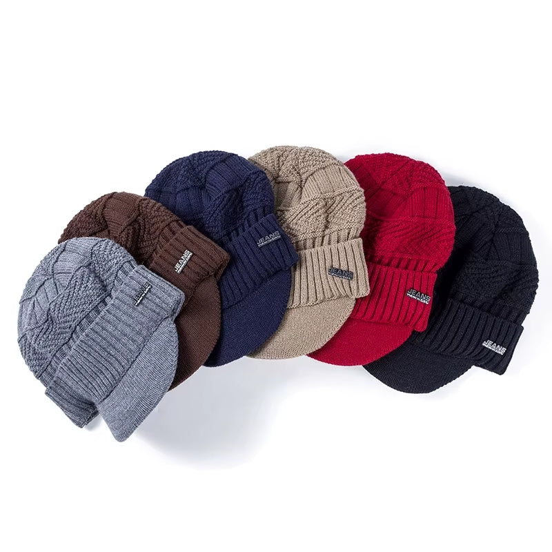 Bonnet Casquette Tricoté Polaire - KnitShield