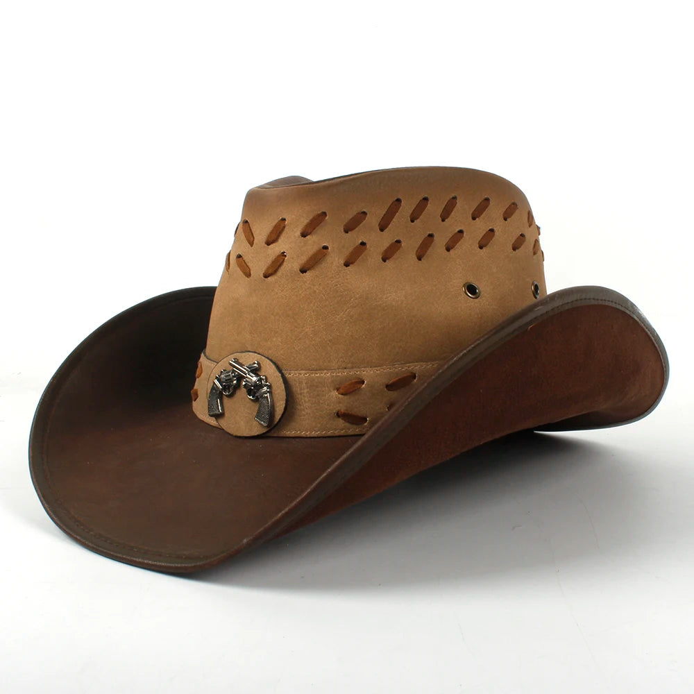 Chapeau Cowboy Véritable CUIR - DustyHorizon - La Maison du Chapeau