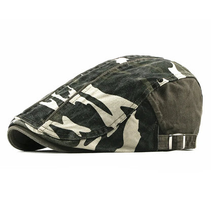 Béret Homme Coton - Camouflage - La Maison du Chapeau