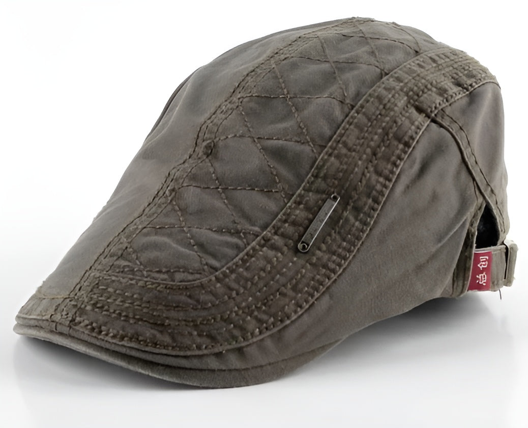 Béret Homme en Coton Matelassé - Quilted