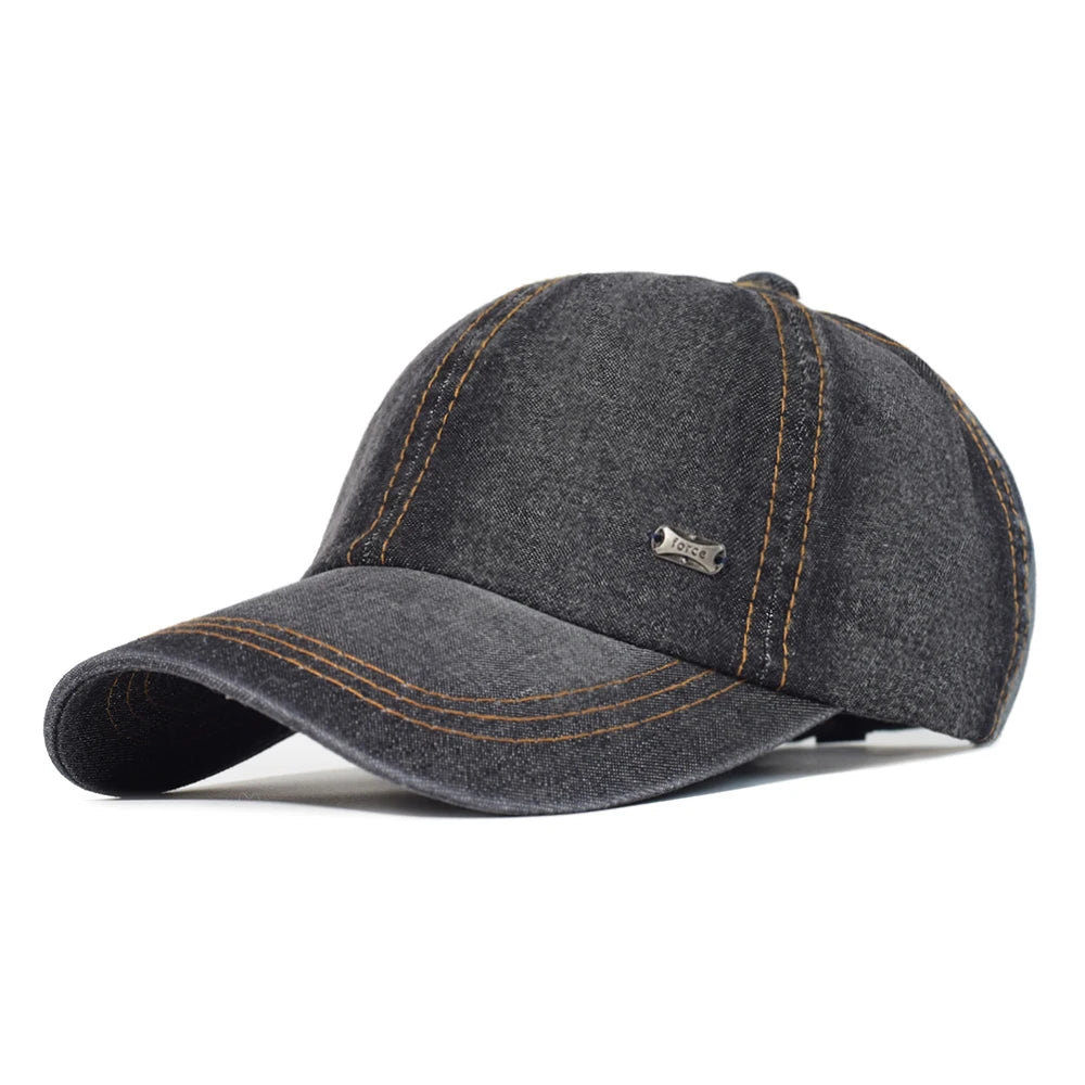 Casquette Denim Vintage – Stone