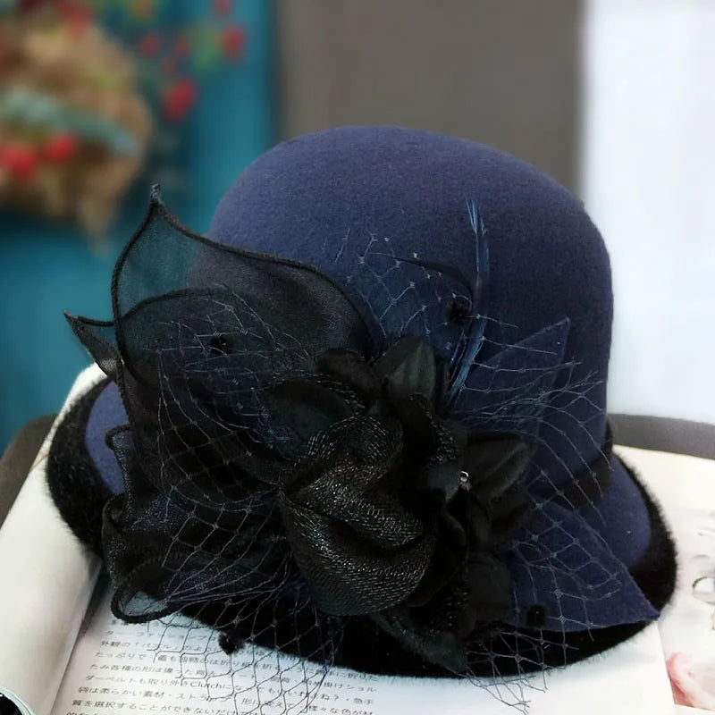 Chapeau Melon.Cloche Femme à Fleur - La Maison du Chapeau