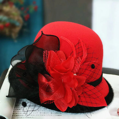 Chapeau Melon.Cloche Femme à Fleur - La Maison du Chapeau