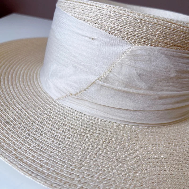 Chapeau de Paille Large Bord Femme - Sunnyfin