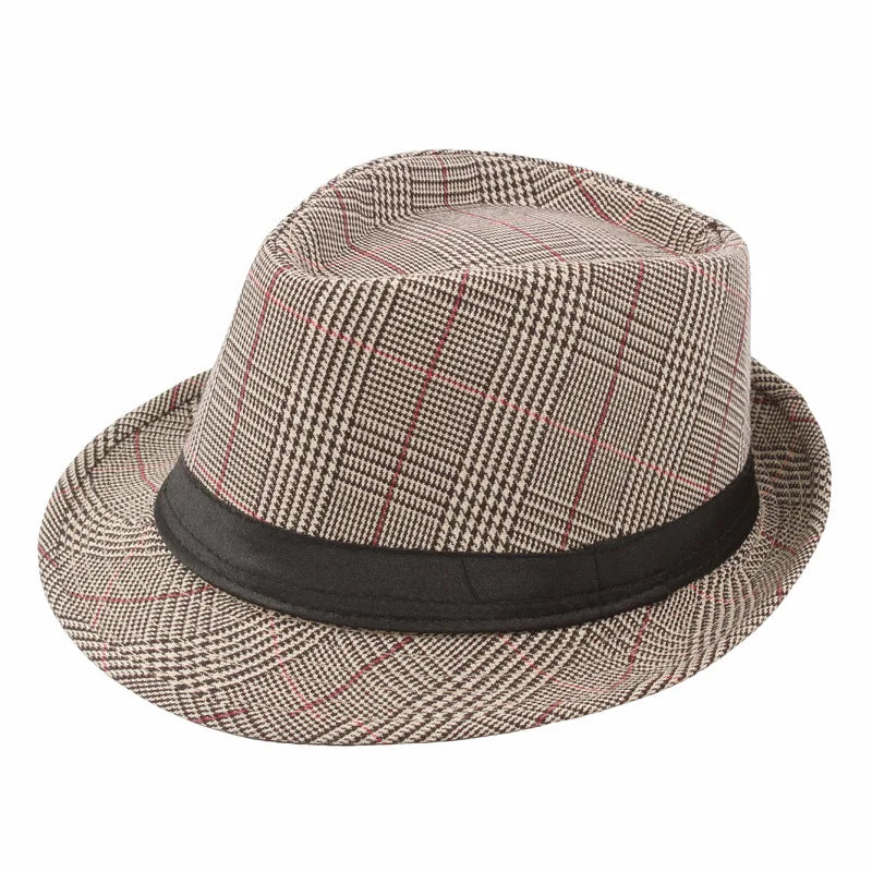 Chapeau Fedora à Carreaux - Classya