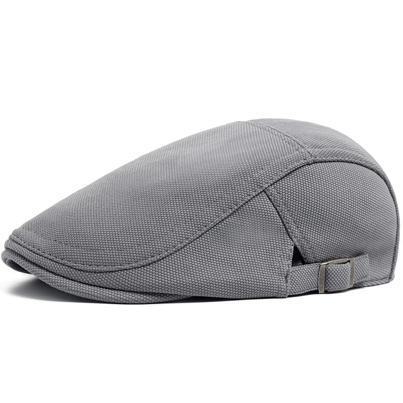 Béret Homme Tissu – Boucle Ajustable