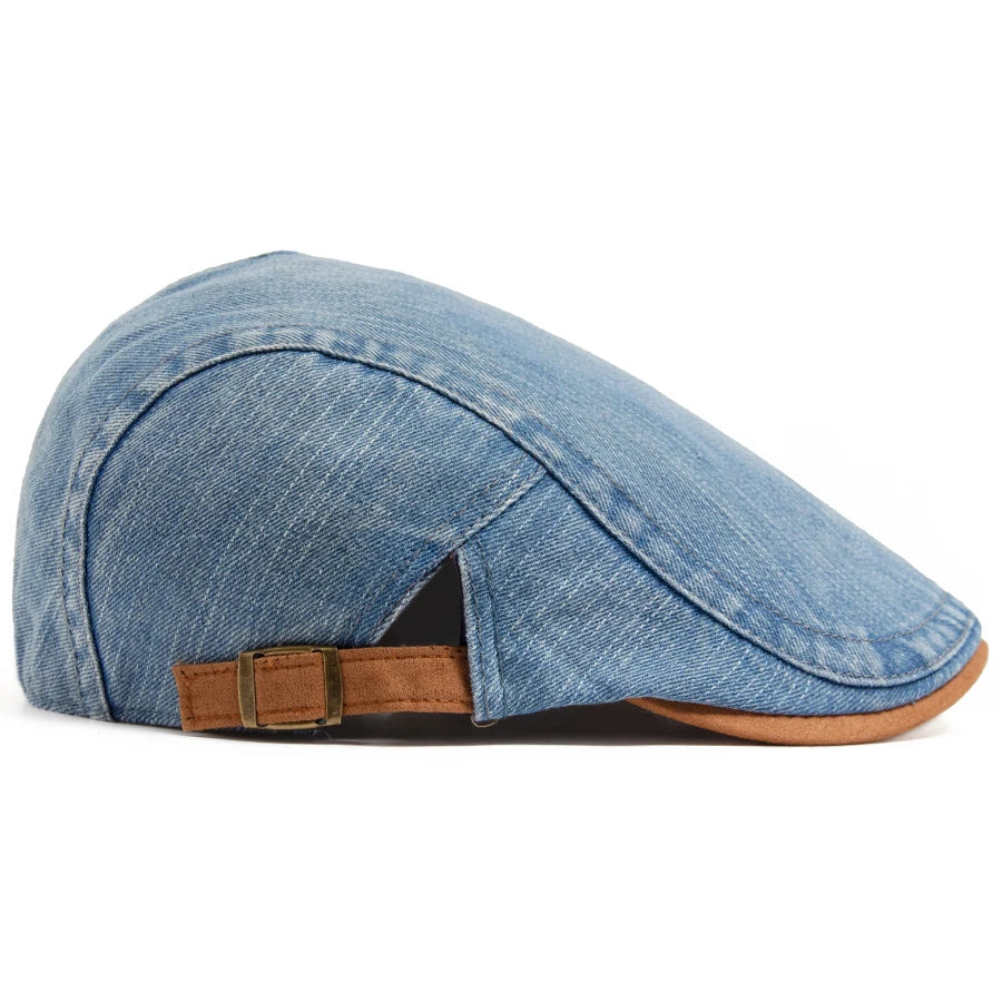 Béret Homme Denim – Texture Jean Ajustable