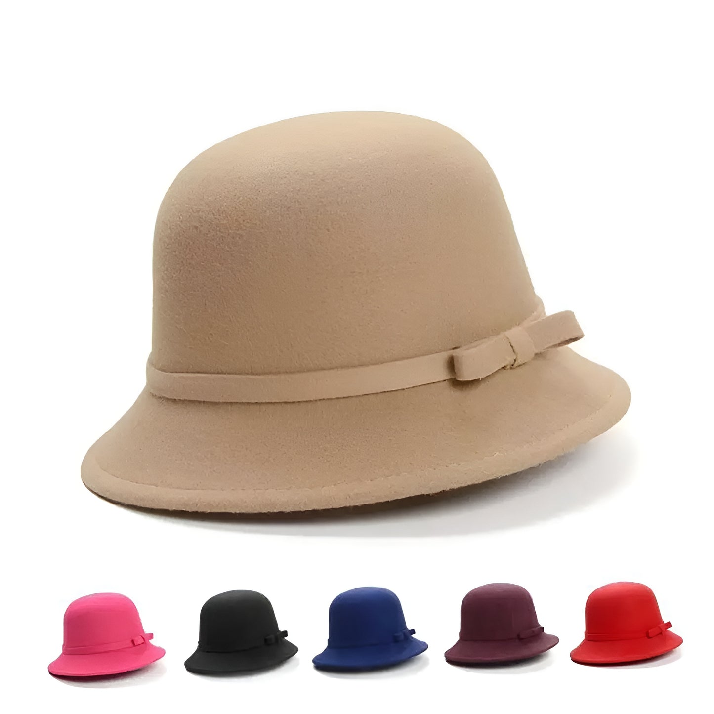 Chapeau Melon Cloche Femme - Chic & Classe