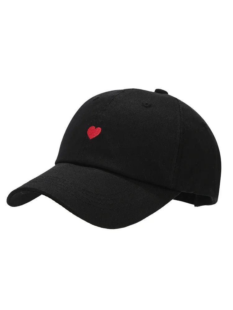 Casquette Minimaliste avec Cœur Brodé - Amor