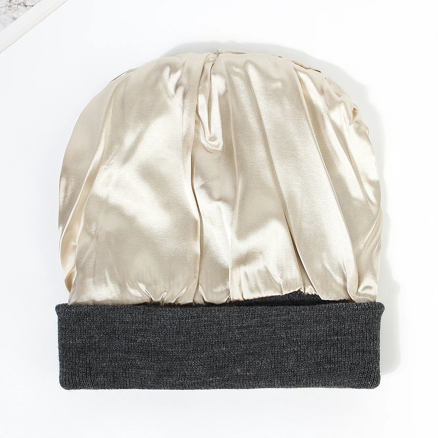 Bonnet Tricoté Doublure Satin - Satinaza