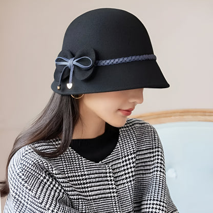 Chapeau Cloche Melon en Laine Femme - Pimpant