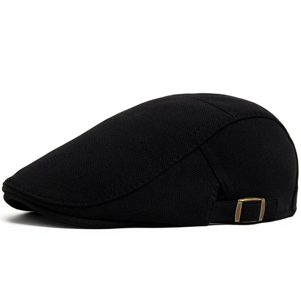 Béret Homme Tissu – Boucle Ajustable