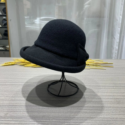 Chapeau Melon Cloche Femme Épais Hiver - La Maison du Chapeau