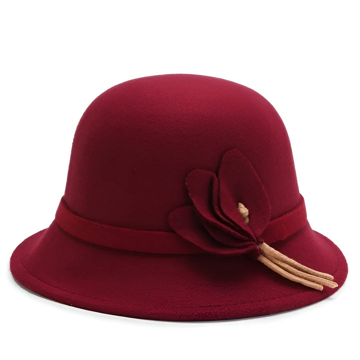Chapeau Vintage Vert En Laine Taille 54 - Occasion, Style Souple